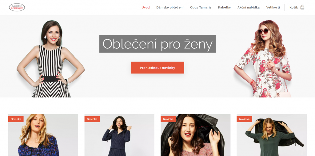 Internetový obchod La Petite Boutique