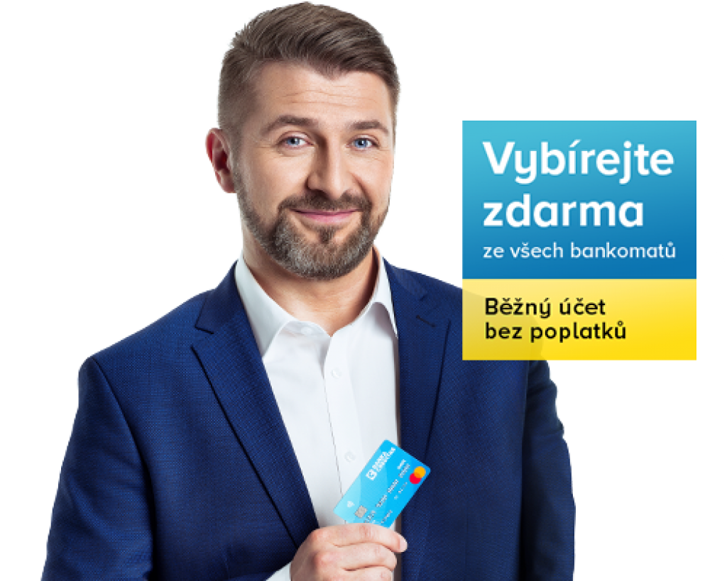 Banka Creditas nabízí výběr zdarma ze všech bankomatů.